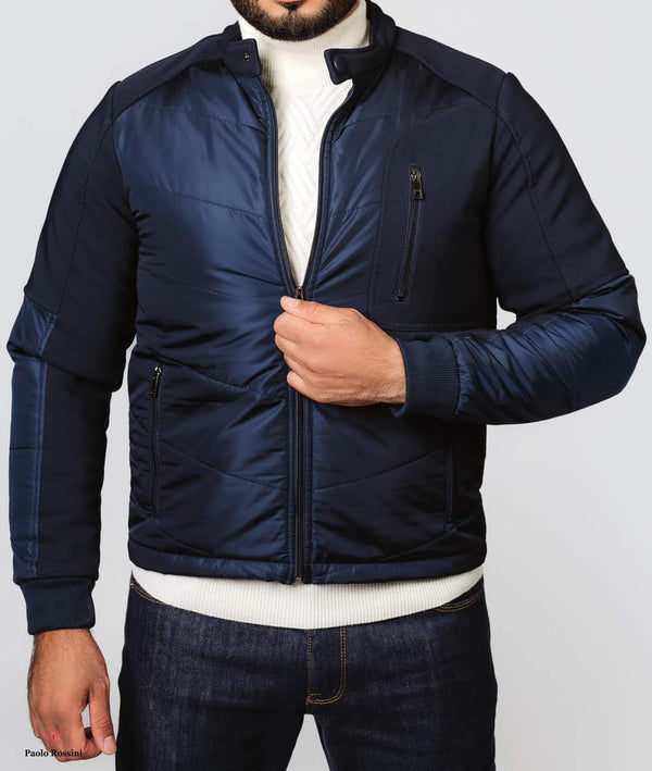 Regular Fit Lined Puffer Jacket