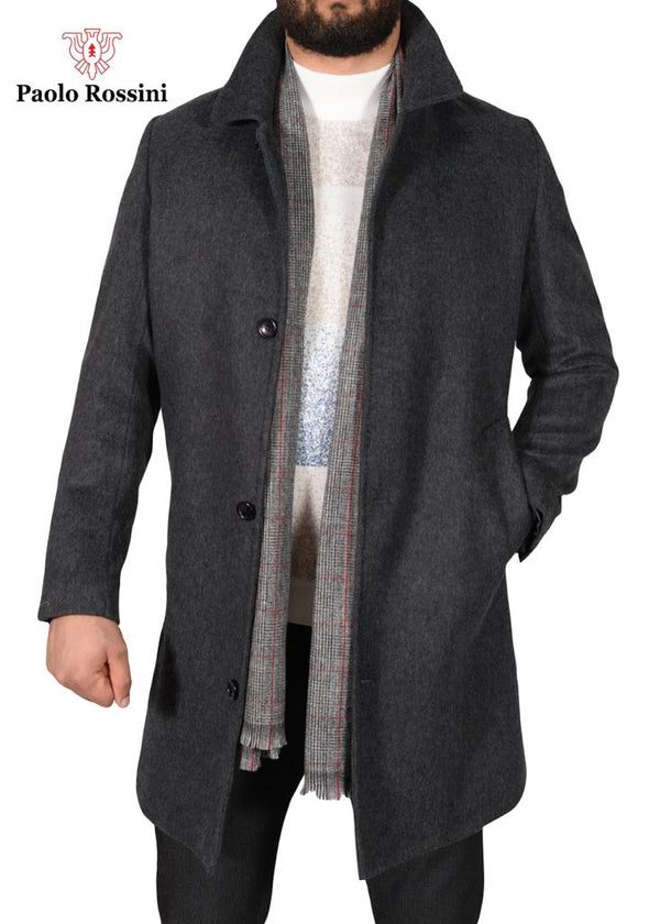 Classic Wool Elegance Half  Coat