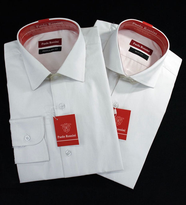 Classic White Dress Shirt – Comfort & Slim Fit Options for Suits