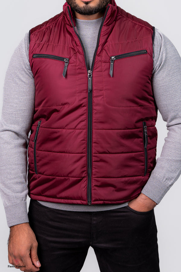 Regular Fit Vest - red