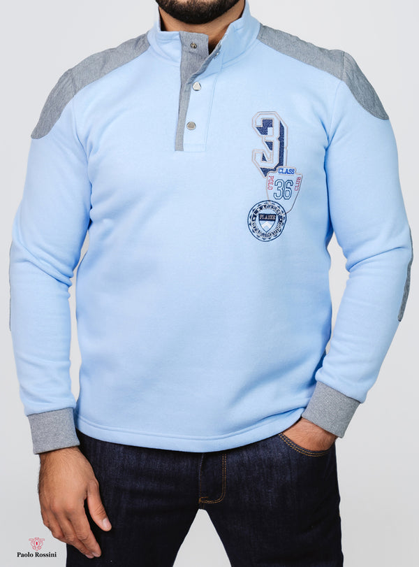 Regular Fit Knitwear Pullover -  Baby blue