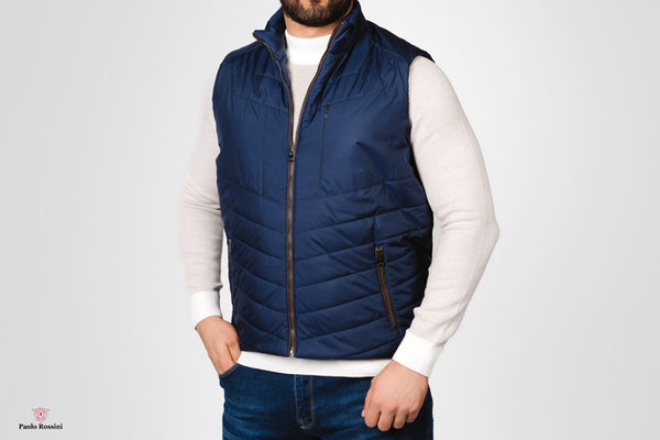 Standard Fit Vest - Navy blue