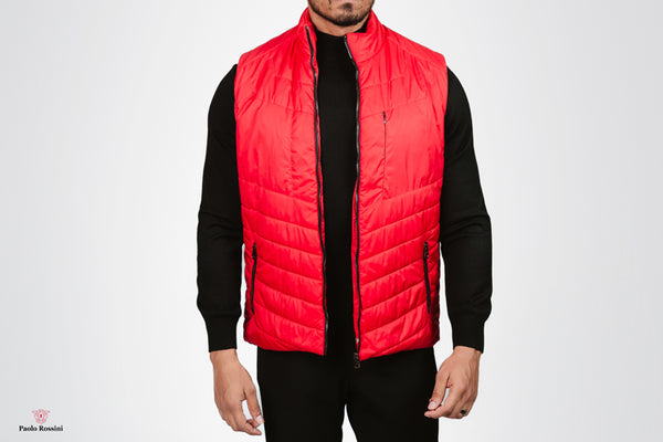 Regular Fit Vest - red