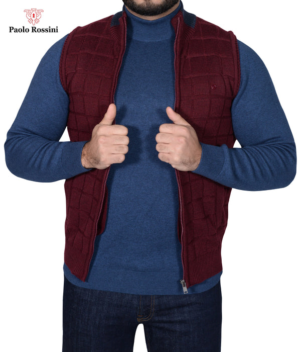 Slim Fit Bomber Puffer Vest