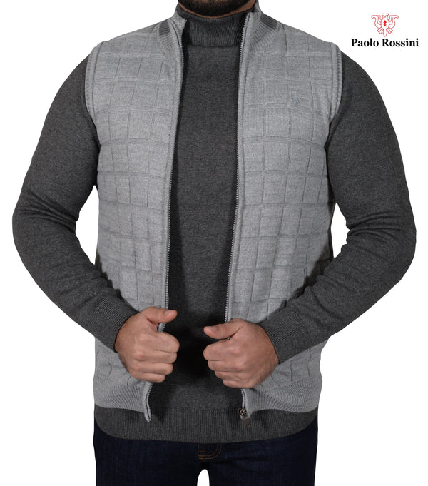 Slim Fit Bomber Puffer Vest